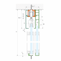 E01_FORMA + PANTA REY FISSAGGIO A SOFFITTO / CEILING FIXING